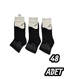 Kadın Misbella Taşlı Patik 48 Adet