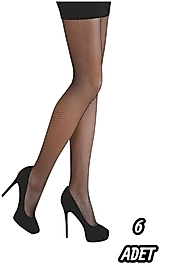 Kadın Daymod Rete File Kilotlu Çorap 6 Adet