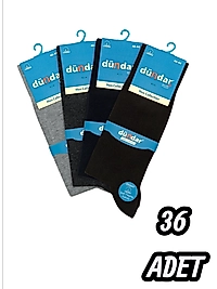 Erkek Dündar Pamuk Çorap 36 Adet