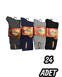 Erkek Ayess Termal Çorap 24 Adet