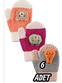 Çocuk Kitti Eldiven 6 Adet