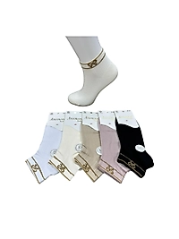 Kadın Anemon Taşlı Patik 24 Adet