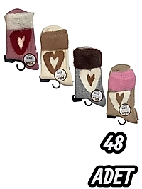 Kadın Xgripolo Havlu Konç Patik 48 Adet