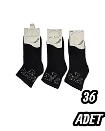 Kadın Misbella Taşlı Patik 36 Adet