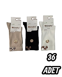 Kadın Ekinoks Bambu Çorap 36 Adet