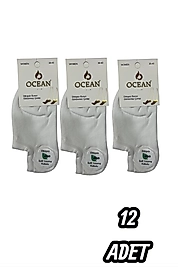 Kadın Ocean Bambu Sneaker Çorap 12 Adet