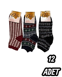 Kadın Odella Termal Patik 12 Adet