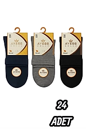 Kadın Ayess Konç Patik Çorap 24 Adet