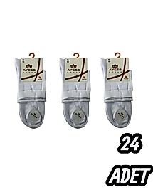 Erkek Ayess Konç Patik 24 Adet