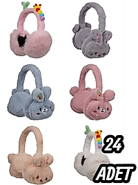 Unisex  Kitti Çocuk Kulaklık 24 Adet