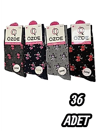 Kadın Özde Soket Çorap 36 Adet
