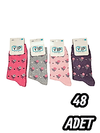 Çocuk Vip Çorabı 48 Adet