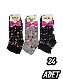 Kadın Özsa Patik Çorap 24 Adet
