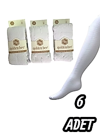 Bebek Golden Bee Kabartma Desenli Kilotlu Çorap 6 Adet