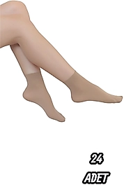 Kadın Daymod Mycro 50 Soket Çorap 24 Adet