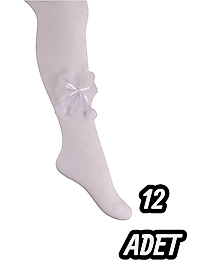 Çocuk Zent Aksesuarlı Kilotlu Çorap 12 Adet