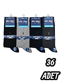 Erkek Dündar Pamuk Garson Çorap 36 Adet
