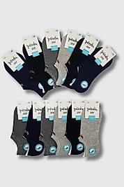 Çocuk Panda Sneaker Çorap 48 Adet