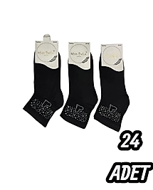 Kadın Misbella Taşlı Patik 24 Adet