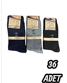 Erkek Club Havlu Çorap 36 Adet