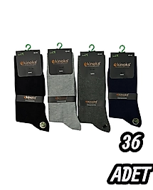 Erkek Ekinoks Bambu Çorap 36 Adet