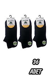 Kadın Pars Bambu Patik Çorap 36 Adet