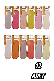 Kadın Dündar Modal Sneakers Çorap 12 Adet