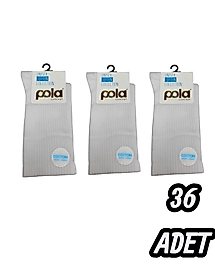 Unisex  Pola Tenis Çorabı 36 Adet