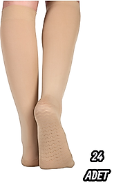 Kalın Bella Calze Masaj 70 den Dizaltı Çorap 24 Adet