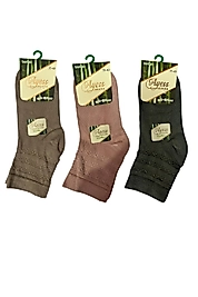 Kadın Ayess Bambu Patik Çorap 48 Adet