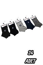 Kadın Dündar Pamuk Patik  Çorap 24 Adet