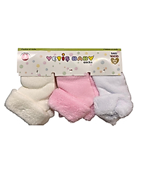 Bebek Yetiş Yenidoğan Havlu Çorap 24 Adet