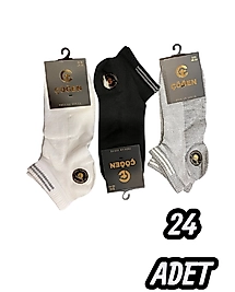 Erkek Çöğen Dikişsiz Patik 24 Adet