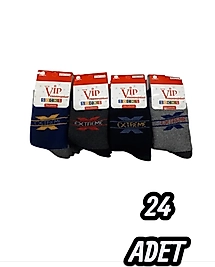 Çocuk Vip Havlu Çorap 24 Adet