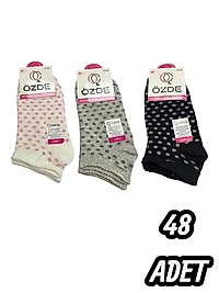 Kadın Özde Patik Çorap 48 Adet