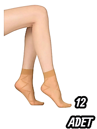 Kadın İnce Patik Çorap 12 Adet