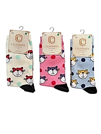 Kadın Calzemanıa Çorap 36 Adet