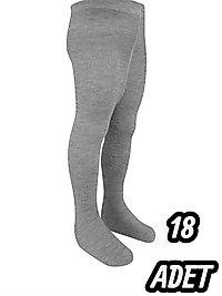 Bebe Düz Penye Kilotlu Çorap 18 Adet