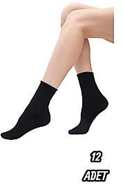 Kadın Daymod Rib Lastiksiz Soket 12 Adet