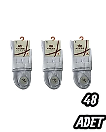 Erkek Ayess Konç Patik 48 Adet