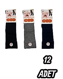 Kadın Pars Moal Dizaltı Çorap 12 Adet