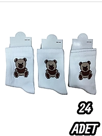 Kadın Özde Kolej Çorap 24 Adet