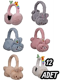 Unisex  Kitti Çocuk Kulaklık 12 Adet