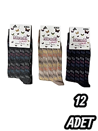 Kadın Mendi Çorap 12 Adet