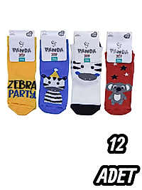 Bebe Panda Çorap 12 Adet
