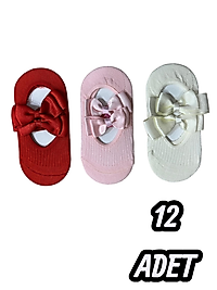 Bebek Kurdale Babet Çorap 12 Adet