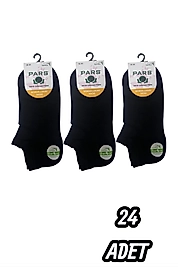 Kadın Pars Bambu Patik Çorap 24 Adet