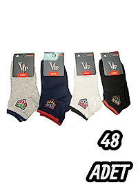 Çocuk Vip Patik Çorap 48 Adet