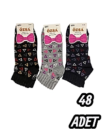 Kadın Özsa Patik Çorap 48 Adet