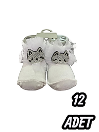 Bebek Aksesuarlı Çorap 12 Adet
